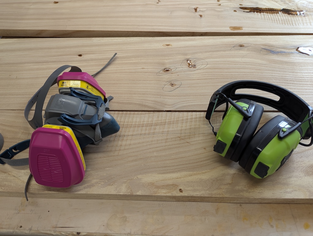Raw wood boards